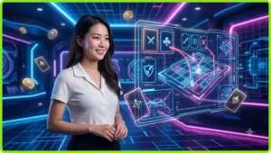 Ảnh minh họa tay bài poker trên nền tảng premium, thể hiện khái niệm cơ bản cho người mới