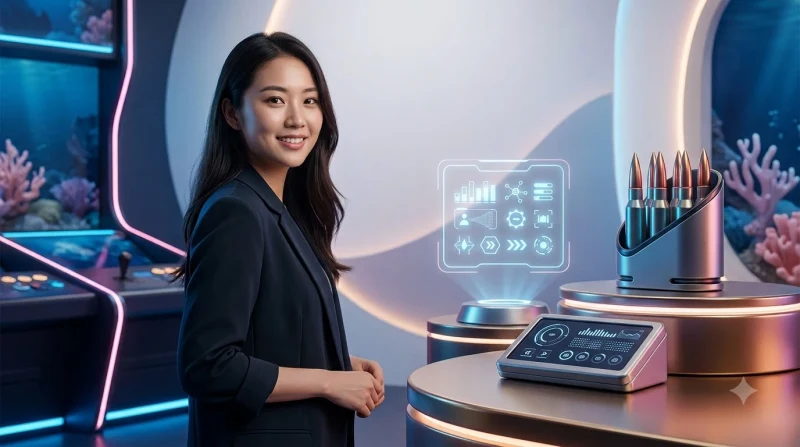 Bảng lưu ý minh họa bằng biểu tượng trên nền nước tối, hỗ trợ nội dung mẹo quản lý đạn