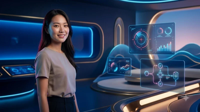 Biểu đồ chiến lược quản lý đạn hiển thị trên các tấm hologram minh họa yếu tố quyết định hiệu quả